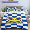 Portsmouth F.C Printed Pattern Duvet Cover Set – includes 1 duvet cover and 2 matching pillowcases Bedroom decor Christmas gifts
