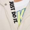 Nike Куртка Удобная Универсальная С капюшоном Приятная для кожи Детские куртки Светло-коричневый IB8162-104