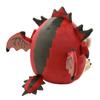 Capcom Monster Hunter Fluffy Plush H200 x W190 x Made of Polyester Toy, Rathalos, Approx. D220mm,