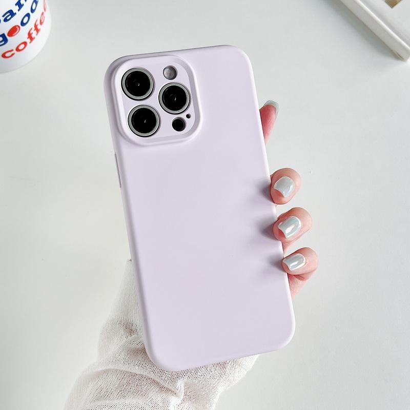 Для iPhone 16 15 Pro Max 14 Pro 13 12 11 чехол однотонный жидкий силиконовый тонкий защитный объектив мягкий матовый противоударный для Magsafe Magnetic Phone Cover