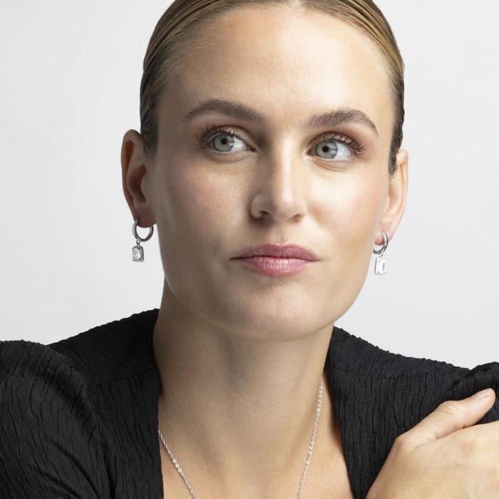 Boucles d'oreilles Luxenter Silya rhodiées