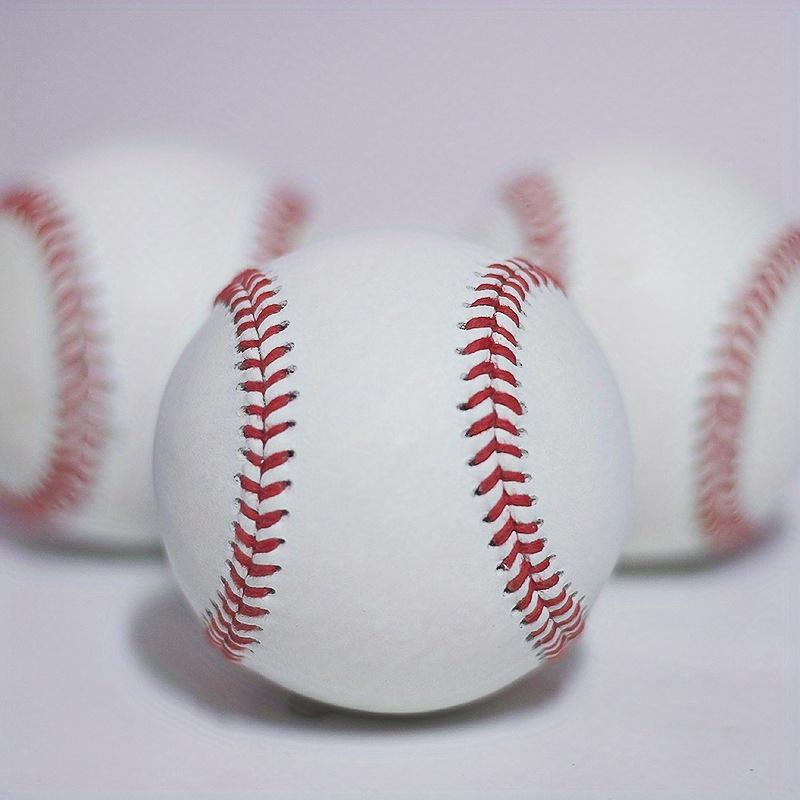 Premium 9-Inch Hard-Stitched PVC Baseball - Ideal for Practice & Competition, Youth Team Sports Gear, Mixed Colors
