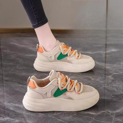 Женская обувь с сетчатой подошвой Muffin Sole, весна-лето, новая мягкая подошва, легкая, дышащая, универсальная, удобная спортивная обувь, кроссовки для бега