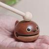 Solid Wood Turtle Desktop Decompression Ornament - Office Stress Relief Toy