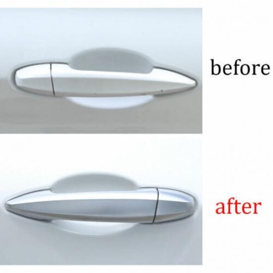 Fit For BMW X1 F48 2016 2017~ ABS Chrome Car Door Handles Cover Trim Decor