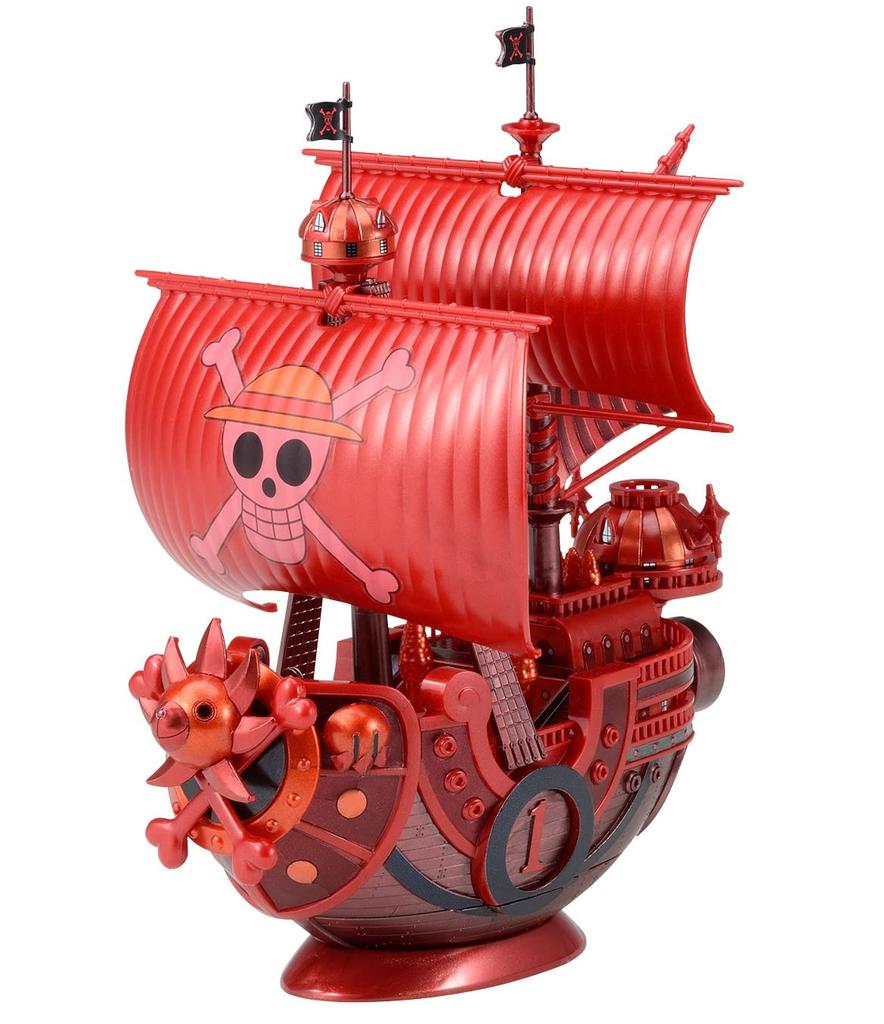 One Piece Grand Ship Collection Тысяча Солнц Юбилейный Цвет Пластиковая Модель Версия "FILM RED". Предварительно окрашенный