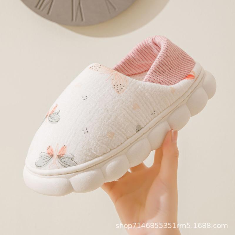 Обувь летние весенние и осенние модели 678 месяцев дышащая влагоотводящая нескользящая мягкая подошва бесшумная центральная сумка каблук хлопковая обувь