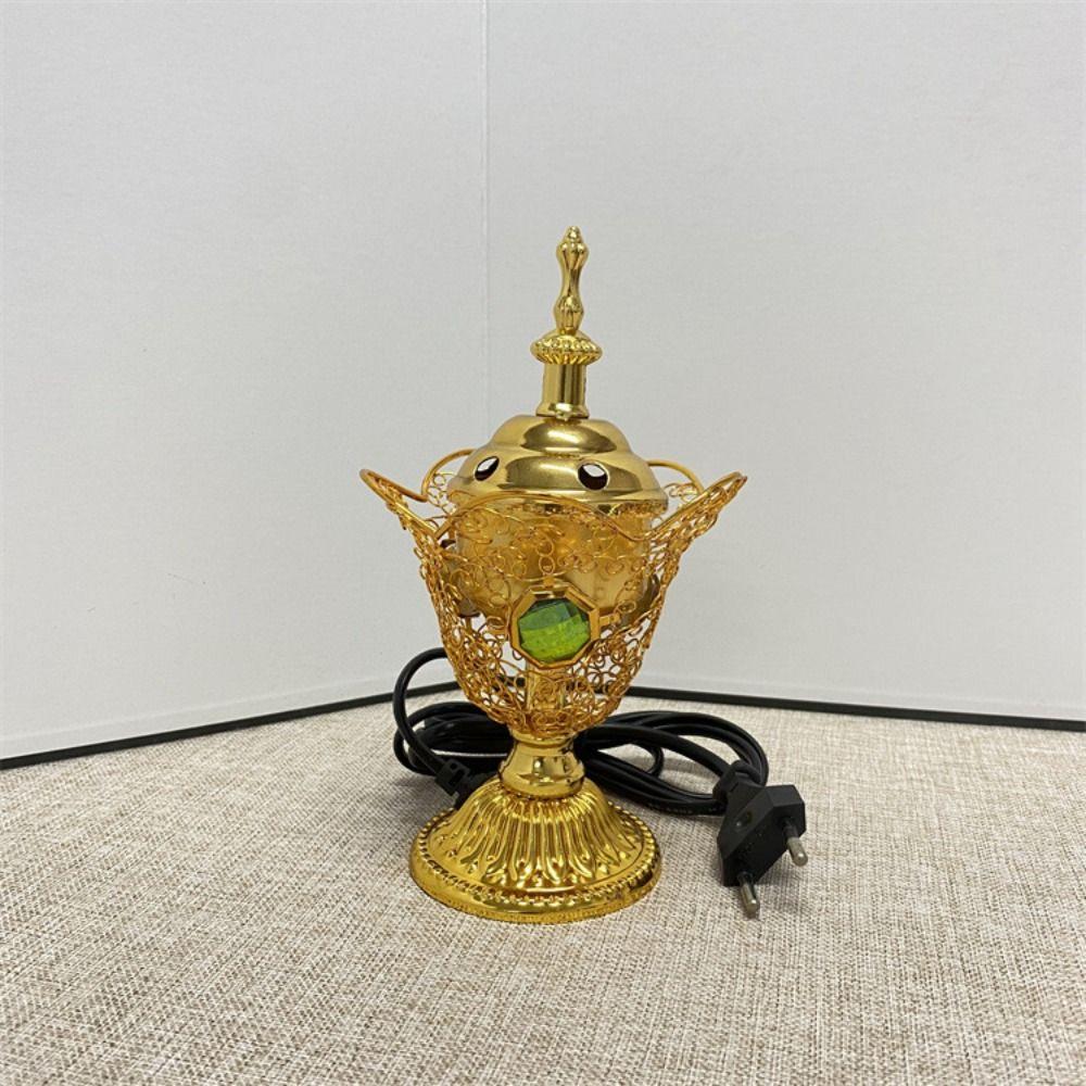 Европейская вилка Ближневосточная печь для благовоний Арабская электрическая печь для благовоний Таинственная атмосфера