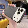 Чехол-защита с большим прозрачным окном и цветной линзой для iPhone 17 Air 16 15 14 Plus 13 12 11 Pro Max, силиконовый, мягкий, матовый