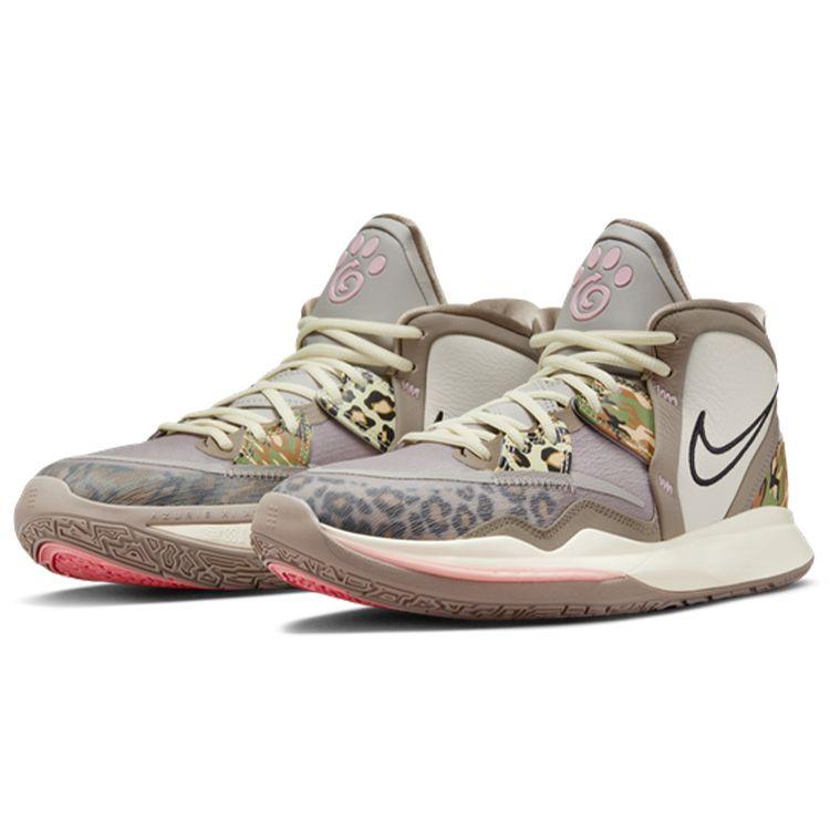 Nike Кроссовки унисекс Kyrie Infinity EP Leopard Camo Tan Light-Iron-Ore Moon-Fossil DC9134-006