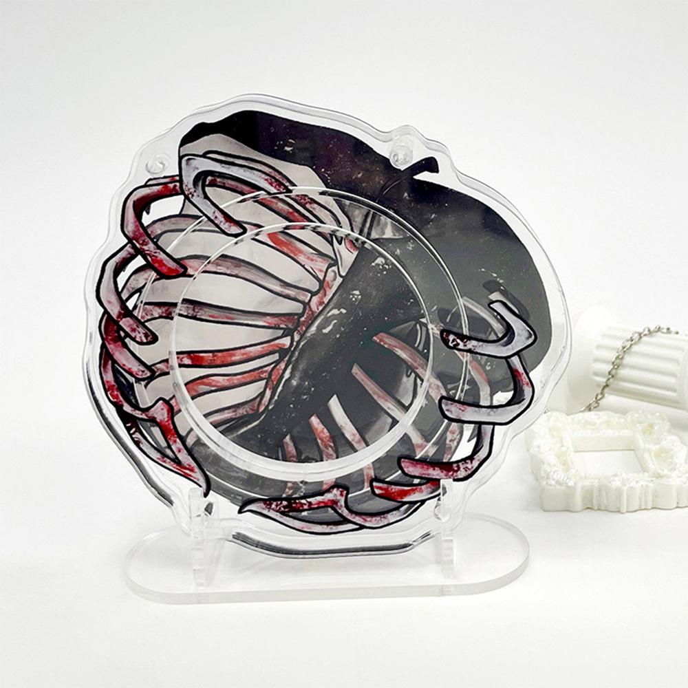 Новая Акриловая Фоторамка 58/75 мм, Защита Значка, Фоторамка в Готическом Стиле и Змея, Декорация, Рамка для Хранения и Демонстрации