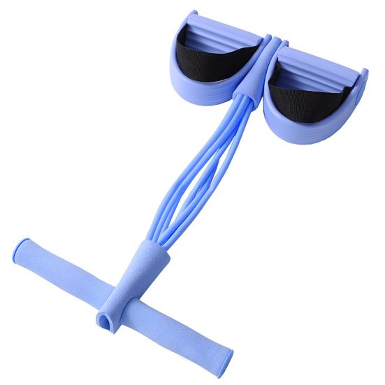 Многофункциональный 4/6-трубный педальный эспандер, эластичная лента сопротивления с ручкой, эластичная веревка для йоги и упражнений на пресс, мужской/женский педальный тренажер, оборудование для тренировок