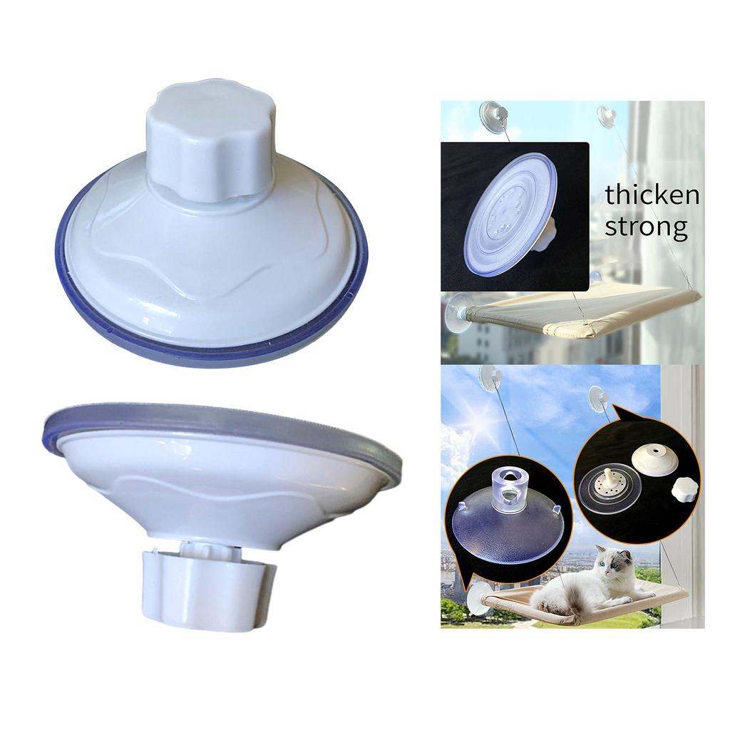4/8 Count Suction Cups for Cat Window Hammock Multifunctional Suction Cups Versatile Pet Window Bed Cat Shelves