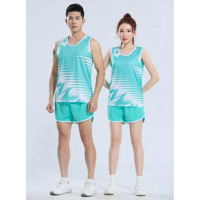 Men Women Track Suit Running Training Set Marathon Sports Gym Workout