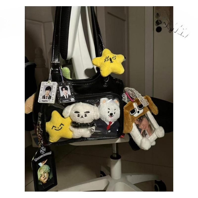 Универсальный японский итабаг: Повседневная сумка большой вместимости с застежкой на кнопку