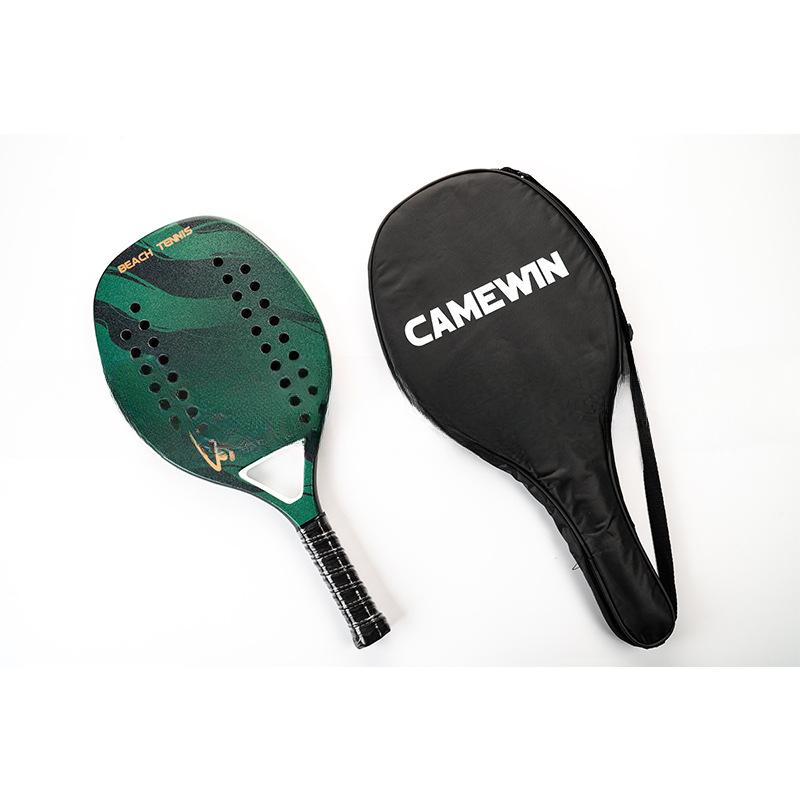 Beach Paddle Racket Carbon Beach Racket Sports Racket Carbon Fiber Paddle Racket Backpack Printing LOGO
