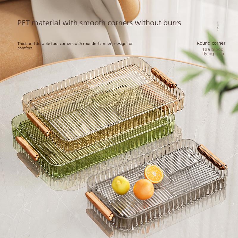 Портативный поднос для чайного сервиза: Легкая роскошь для дома, кемпинга или пикника – пластиковая сушилка для сухого заваривания