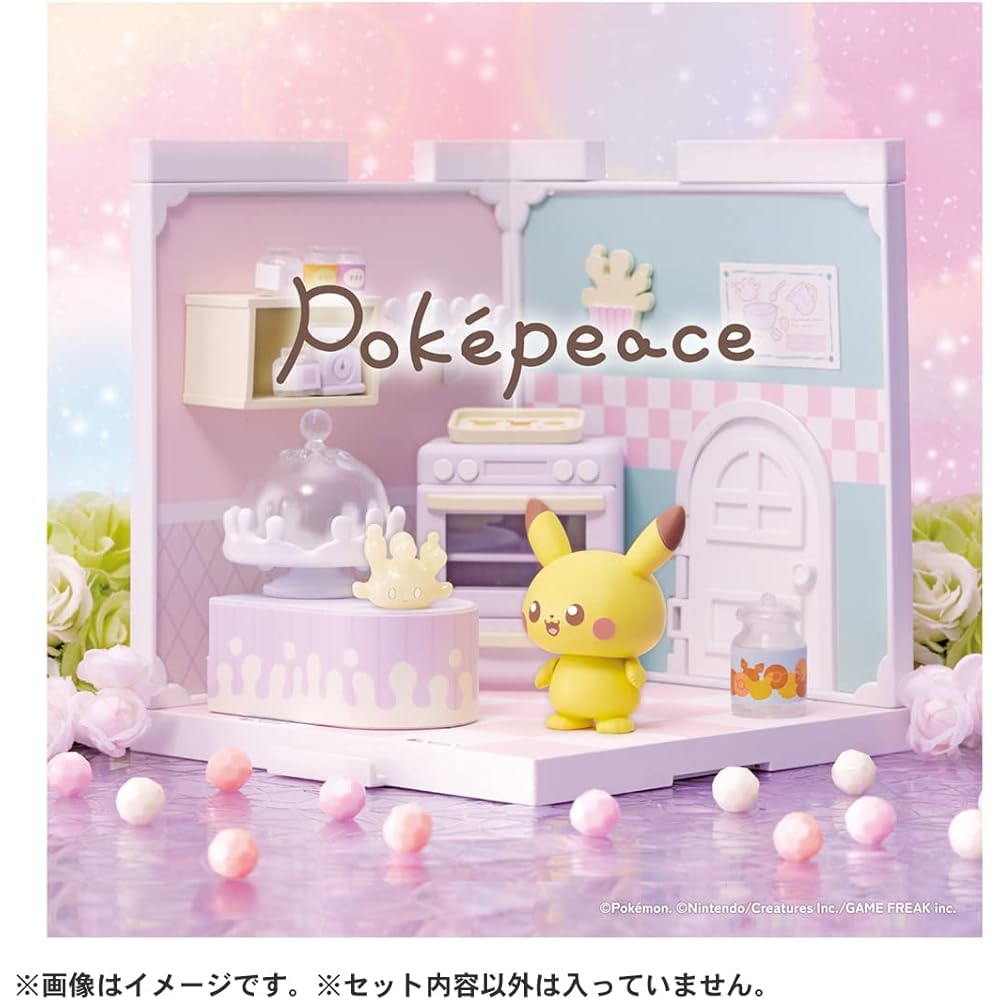 Takara Tomy Pokemon PokePeace House Kitchen Set with Mahomiru and Pikachu