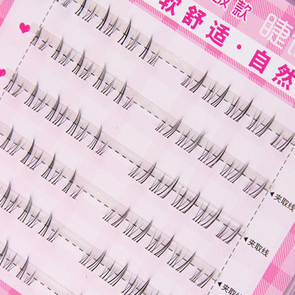 Woman Natural Bottom Eyelashes DIY Wispy Under False Lashes for Daily Party Traveling Makeup