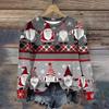 New Christmas Sweater Women T-Shirt Long Sleeve Tops Christmas Tree Graphic Clothing Y2k Cute Girls Apparel Ladies Sweatshirt