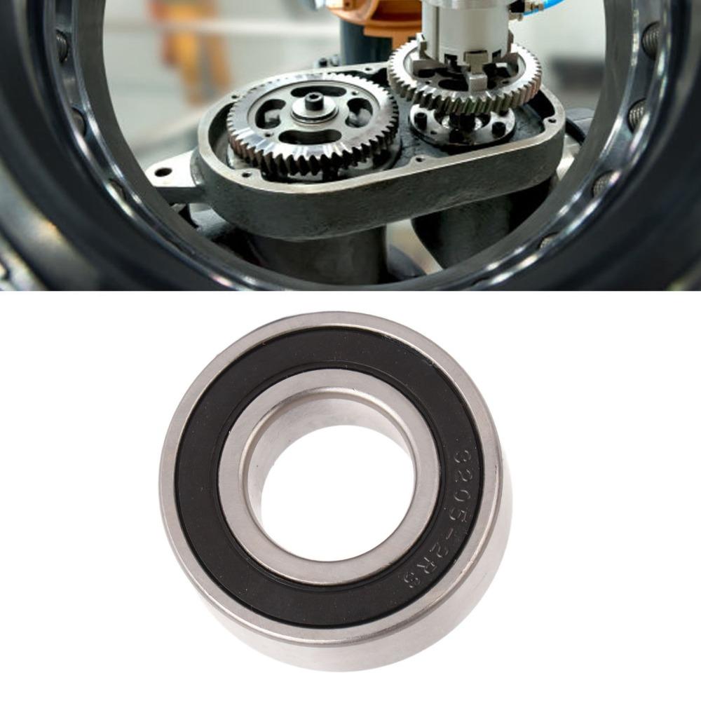 Black Silver Deep Groove Ball Bearings 3205-2RS Angular Contact Bearing Skateboard Wheel