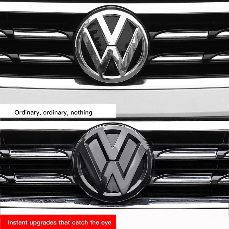 2pcs Emblem Front Grille Rear Trunk Sticker Badge Decals For VW Polo Golf MK6 MK7 MK8 Passat B6 B7 B8 Tiguan CC T-ROC Arteon zo5