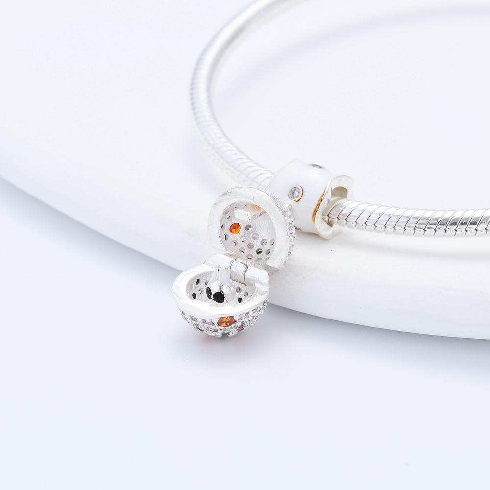 Silver Rose Lock Key Wedding Charms Bead DIY Fit Bracelets Jewelry Unisex Romantic Gift for Women Girls Bridal Party