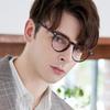 Eonadeoluteu Круглые Оправы для Очков Стерлинговое Серебро Ручная Работа Унисекс Азиатская Посадка Пара