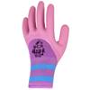 Pink Working Gloves Nylon Protective Mittens Durable Rubber Coated Glove  Female