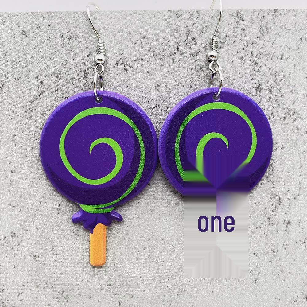 Quirky Holiday Jewelry: Snowman, Candy Cane, and Snowflake Acrylic Christmas Earrings