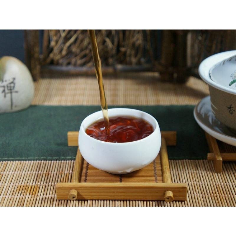 Чай Лю Пао с рисовым кирпичиком * Гуанси, выдержанный чай Лю Бао, черный чай, темный чайный кирпичик, 500 г