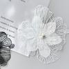 Лолита Трехмерный Цветок Бисер Кружево Тканевая Наклейка Головной Убор Женская Одежда Детская Одежда Свадебные Аксессуары Украшение