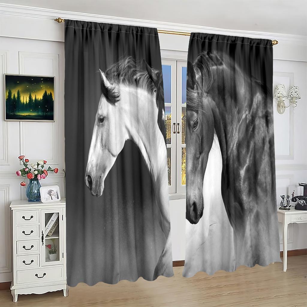 2 шт. - на заказ - напечатанная штора - материал полиэстер - для спальни гостиной кабинета занавеска, препятствующая приватности