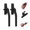 2pcs Casement Window Handle Right-Handed Offset Sliding Lock Heavy Duty Exterior Window Latch For Sliding Doors Replacement