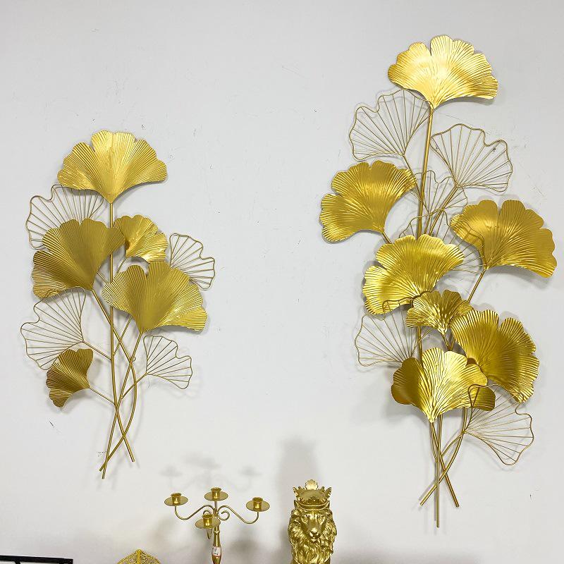 Nordic Ginkgo Leaf Wall Hanging for Living Room or Bedroom Decor