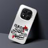 Phone Case for Xiaomi Redmi Note 10s 12 13 14 Pro Plus 11s 10 11 Pro Soft Cover JJapanese JDM Drift Car Red Sun