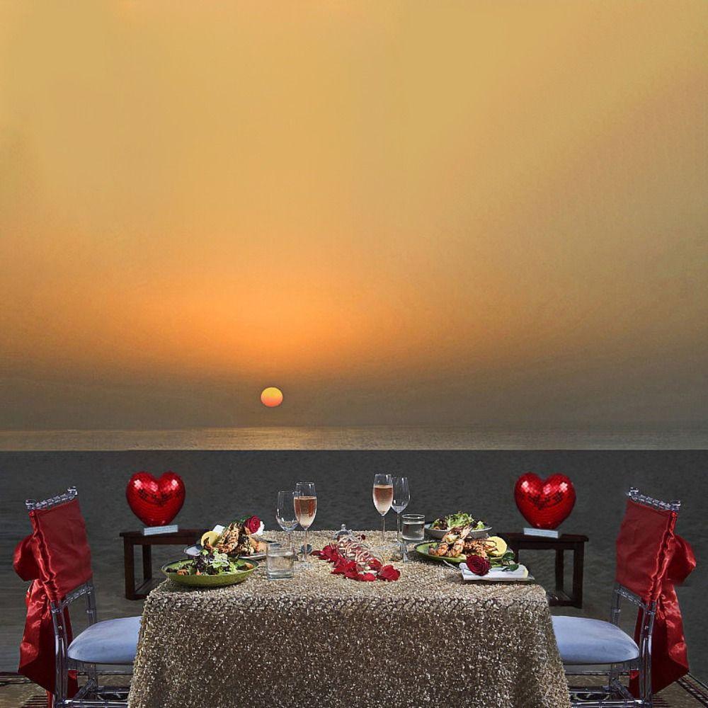 Red/Pink Color Mirror Surface Ornament Romantic Valentines Day Disco Ball  Party Decoration