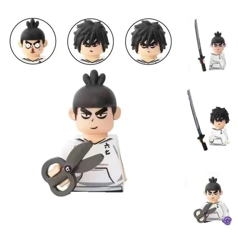 Аниме Фигурка Мини Конструктор Фигурка, Морской Бог, Тан Сан Модель Убийцы, Детская Сборная Конструктор Пазл Игрушка Подарок