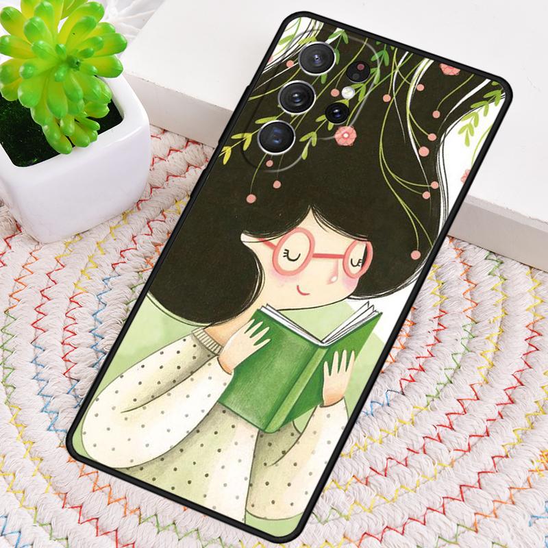 Читайте Больше Книг Чехол из ТПУ для Телефона Samsung Galaxy note 10 pro S26 S25 S24 S23 S22 Ultra Plus S21 FE S20 Ударопрочный Чехол