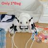Drawstring Tie Bow Rabbit Shoulder Bag Backpack For Casual Outings Gift Cute