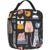 Cute Cat Durable Waterproof Insulated Lunch Bag Reusable Cooler Thermal Tote Lunch Box Containers Organizer for School Picnic