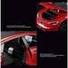 1/24 Scale Diecast Vehicle for Tesla Model S Model Car with Charging Station Collectible Sound Light Toy