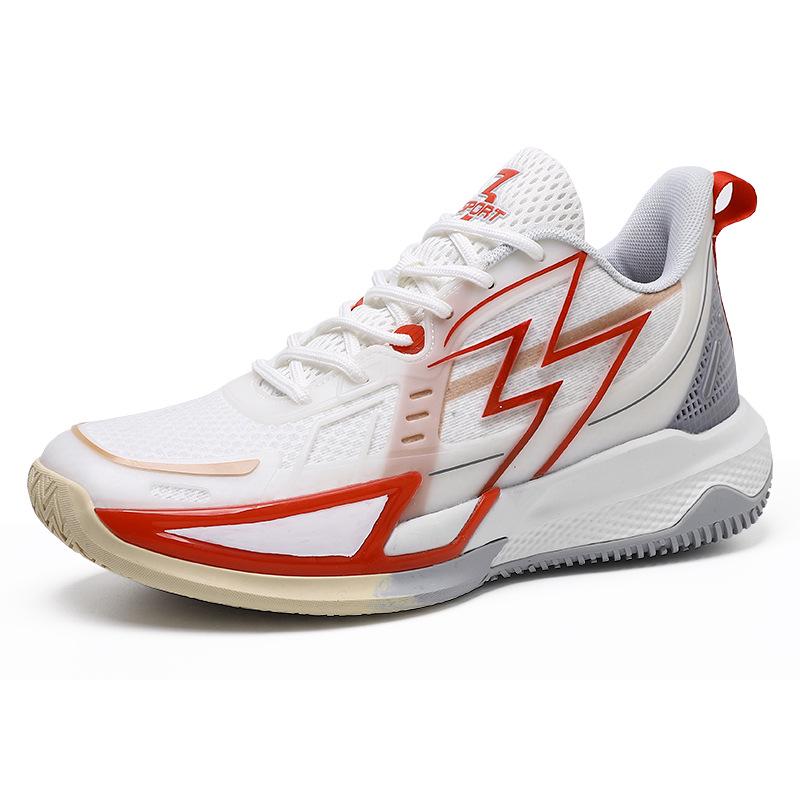 Trendy Luminous Korean Style Basketball Shoes - Breathable, Shock-Absorbing, Wear-Resistant Sports Sneakers for Couples
