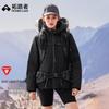 Pioneer Camp Женская утепленная горнолыжная куртка с капюшоном и принтом снежного барса
