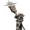 JOYTOY Warhammer 40,000 Ересь Хоруса 1/18 Фигурка Действия - Отряд Командования Железных Воинов Избранные со Штандартом Легиона Коллекционная Модель Подарок на День Рождения