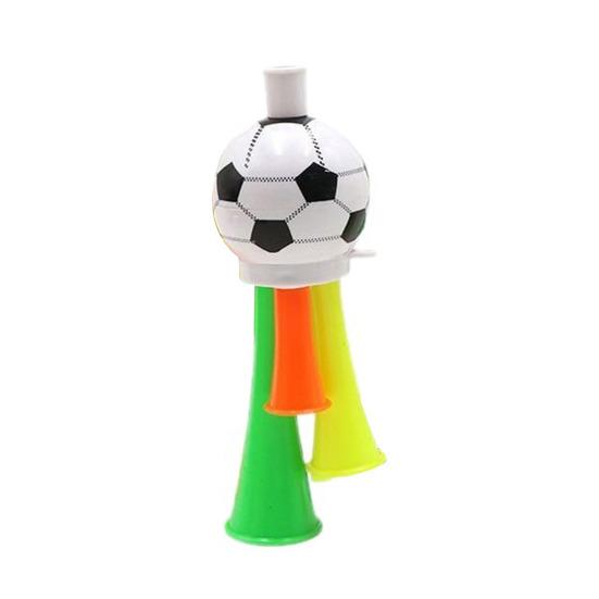 6Pcs Football Trumpet Toy Loud Sound Soccer Horn Plastic Stadium Horn Noise Maker Cheering Toy School Sporting Events Party Favors
