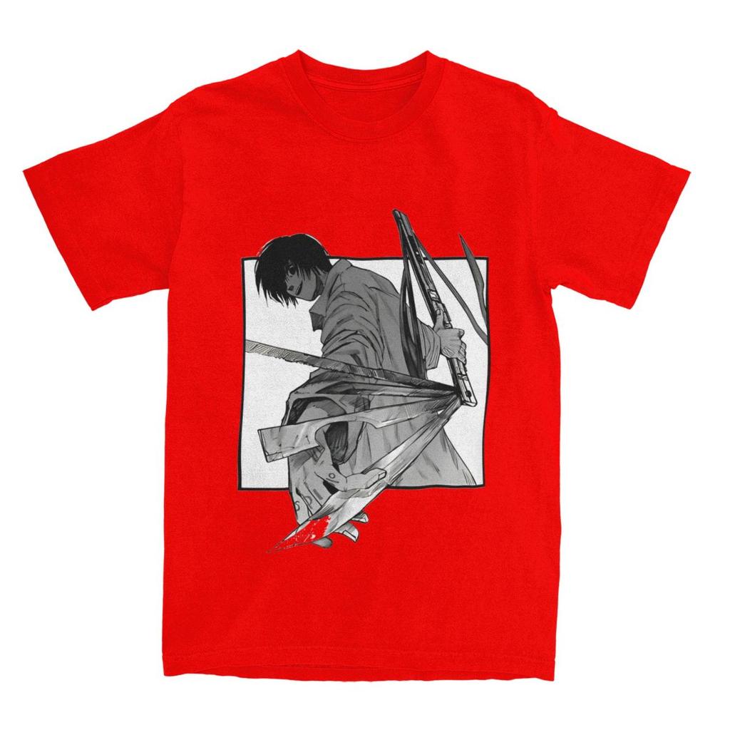 Японское аниме Sakamoto Days Футболка Новинка Футболки Короткий рукав Классические топы Лето 100% хлопок Дышащие Большой размер 5XL Футболки