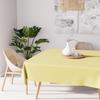 Square Stain-resistant Tablecloth 180X180 Cm ALIX Lime Green, by Soleil D'ocre