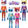 Cute And Comfortable Superkitties Children's Jumpsuit Cartoon Design Soft Milk Silk Fabric Multiple Colors 100cm-150cm/43.3-59.05in