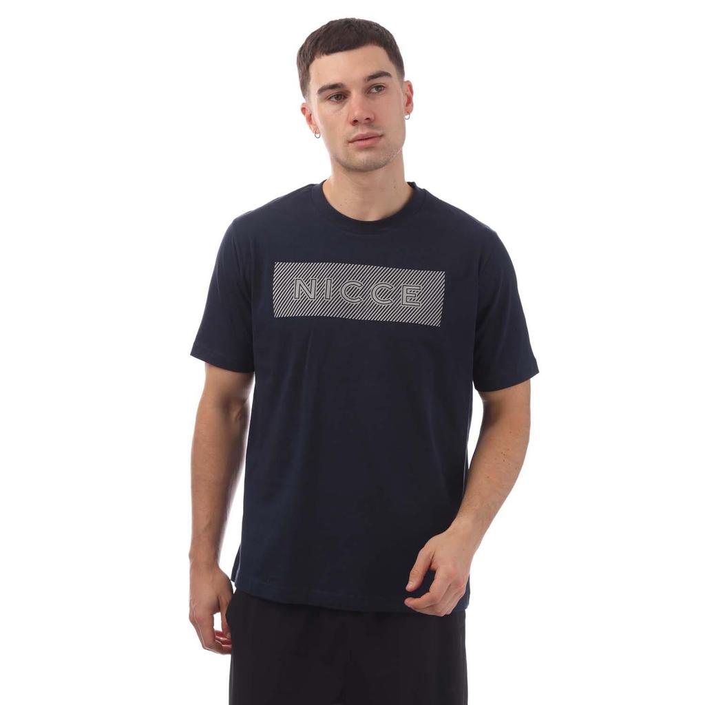 Nicce Mens Alttio Logo T-Shirt